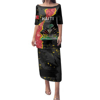 Personalised Haiti 1964 Family Matching Puletasi and Hawaiian Shirt Coat Of Arms Unique Style