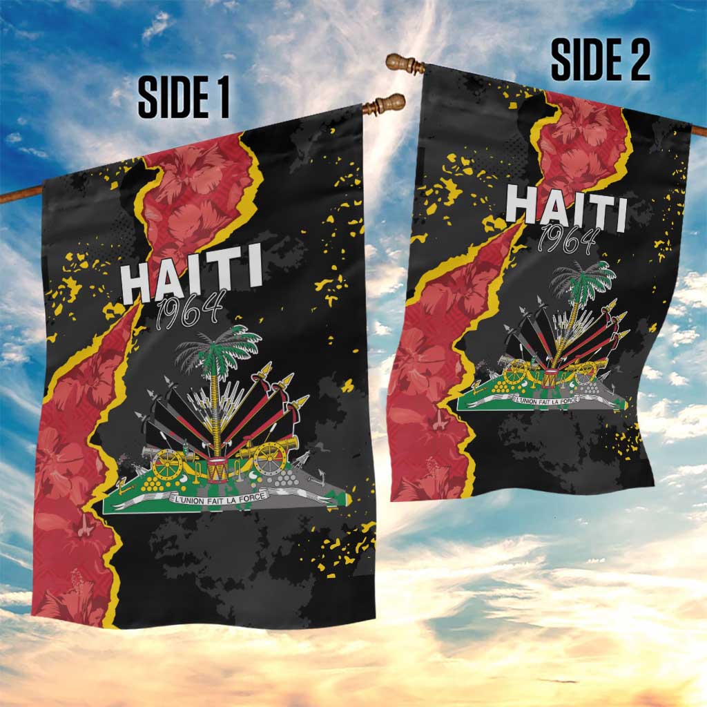 Haiti 1964 Garden Flag Coat Of Arms Unique Style