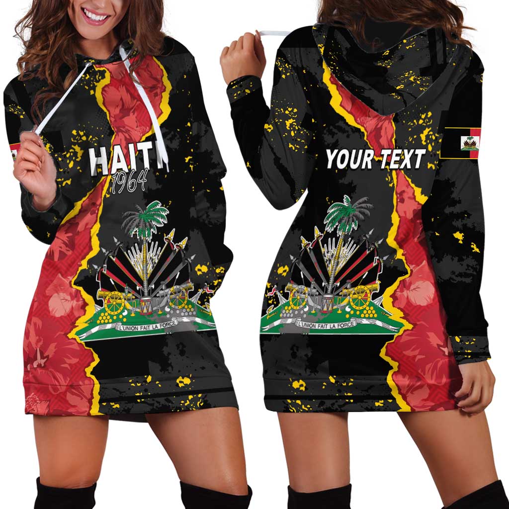 Personalised Haiti 1964 Hoodie Dress Coat Of Arms Unique Style