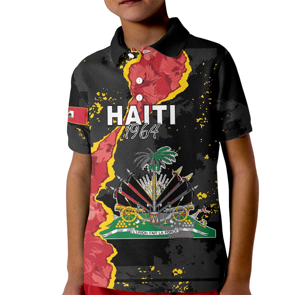Personalised Haiti 1964 Kid Polo Shirt Coat Of Arms Unique Style