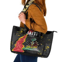 Haiti 1964 Leather Tote Bag Coat Of Arms Unique Style