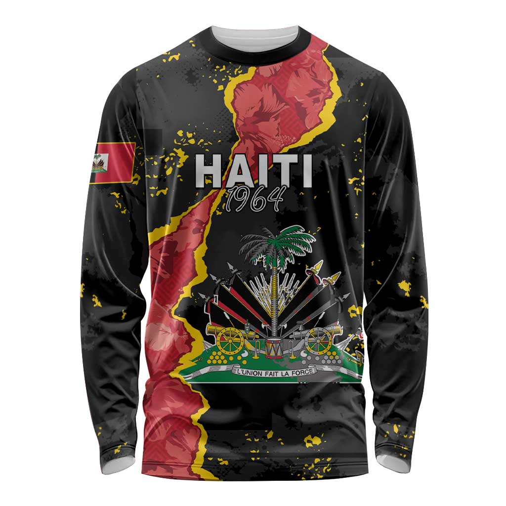 Personalised Haiti 1964 Long Sleeve Shirt Coat Of Arms Unique Style