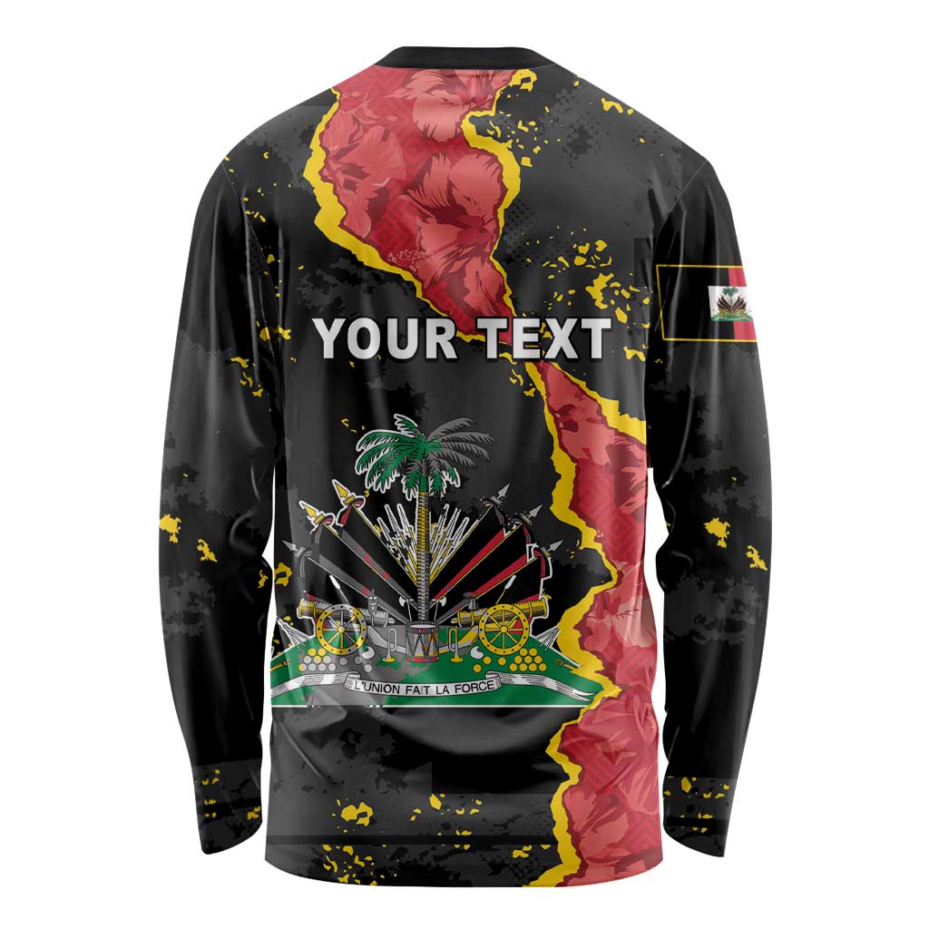 Personalised Haiti 1964 Long Sleeve Shirt Coat Of Arms Unique Style