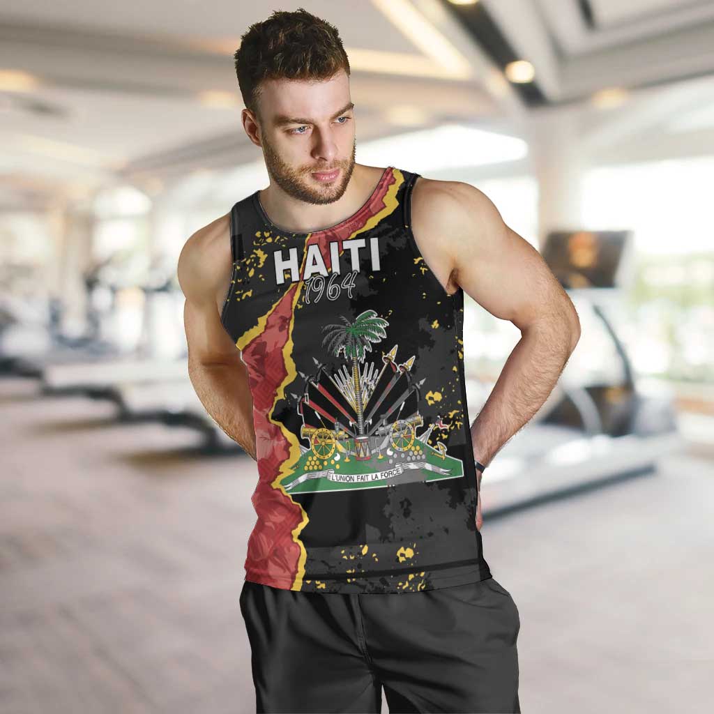 Personalised Haiti 1964 Men Tank Top Coat Of Arms Unique Style