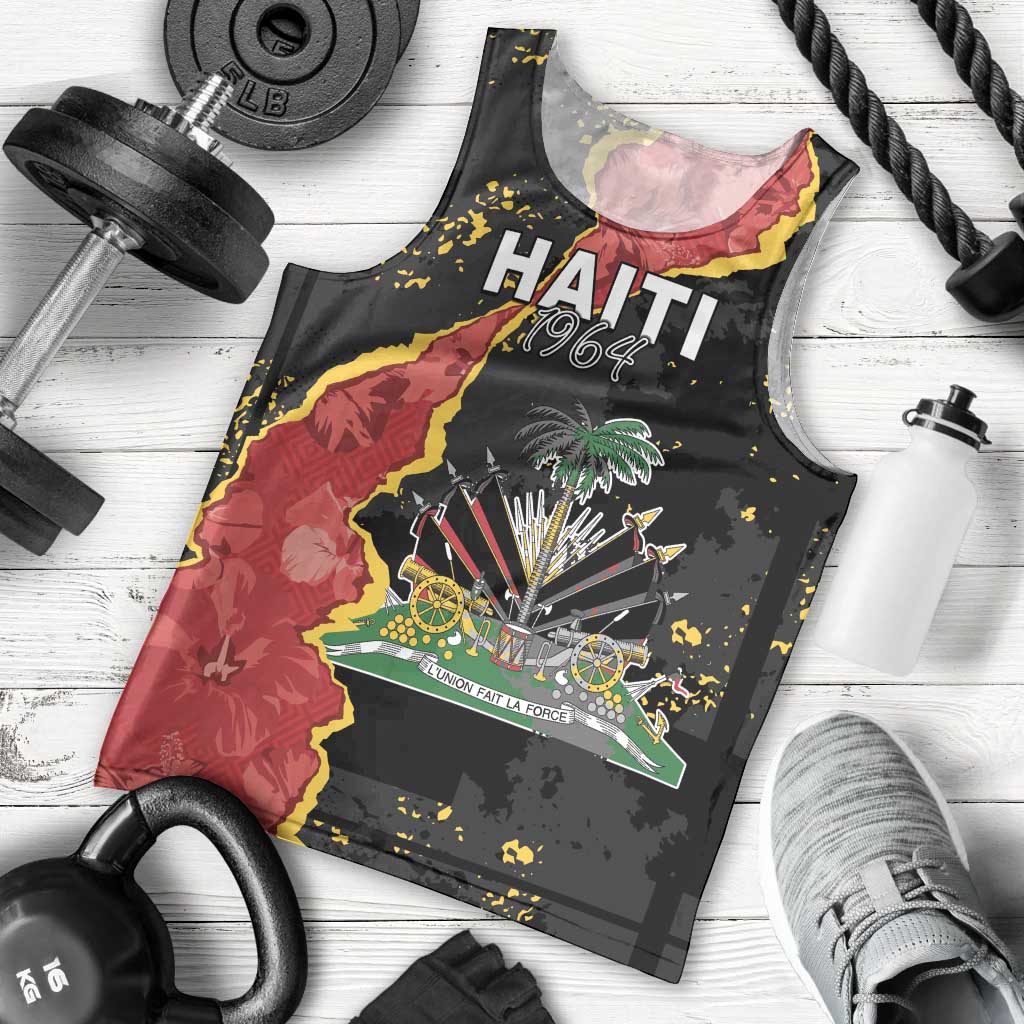 Personalised Haiti 1964 Men Tank Top Coat Of Arms Unique Style