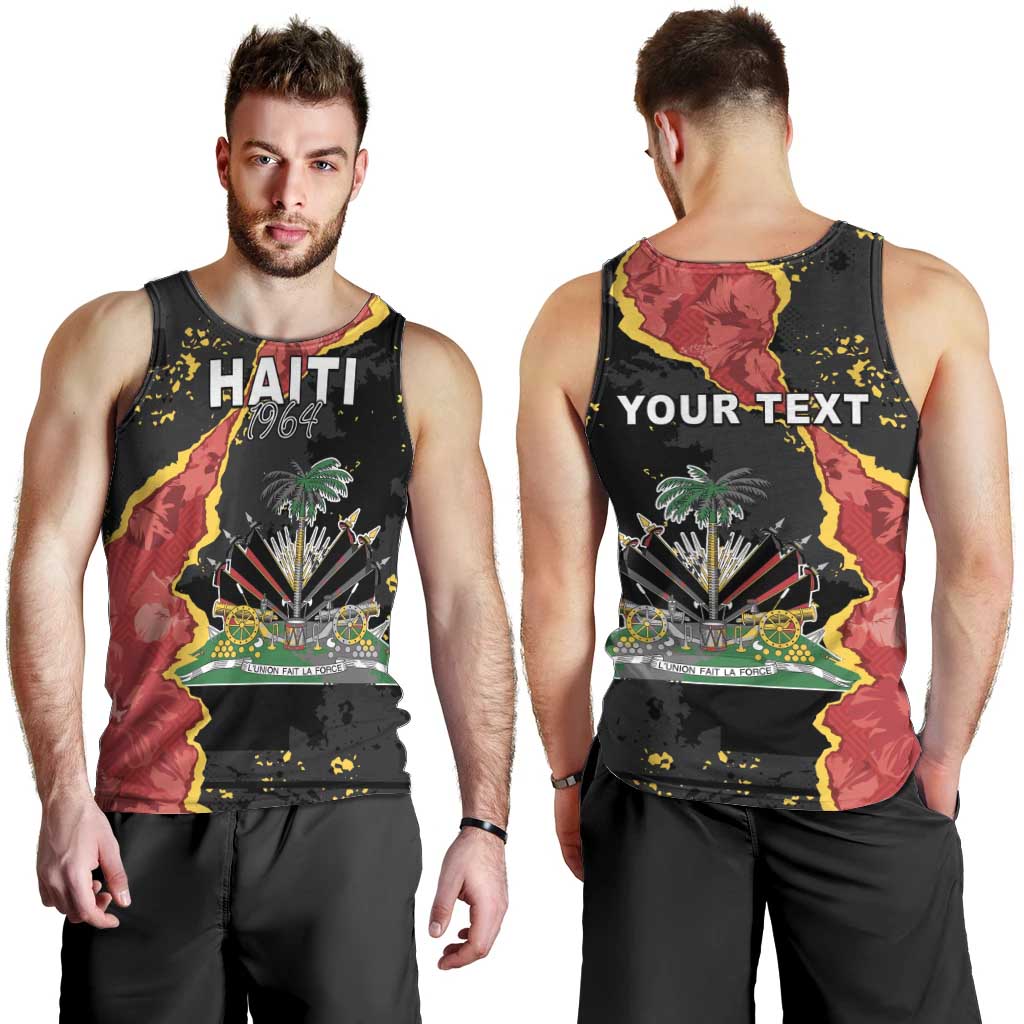 Personalised Haiti 1964 Men Tank Top Coat Of Arms Unique Style