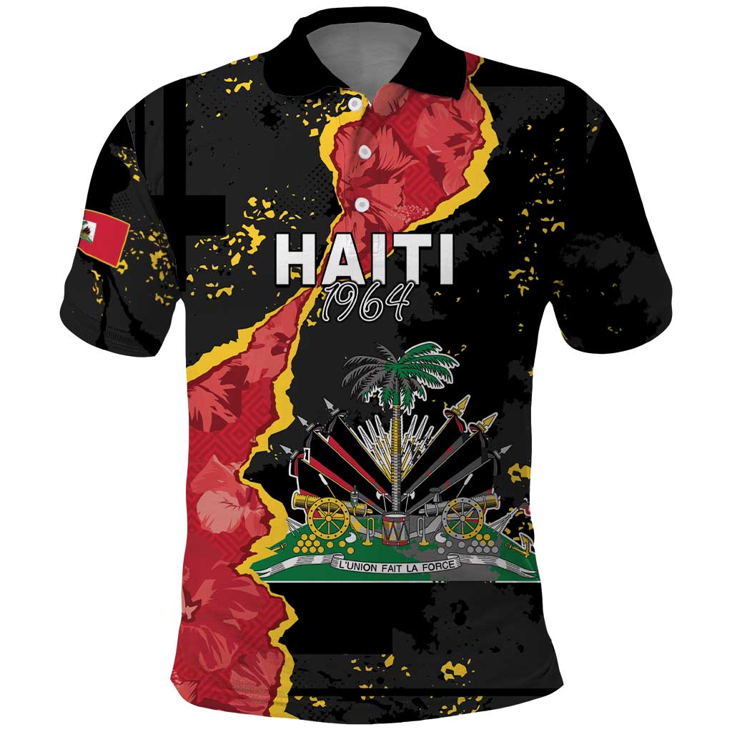 Personalised Haiti 1964 Polo Shirt Coat Of Arms Unique Style
