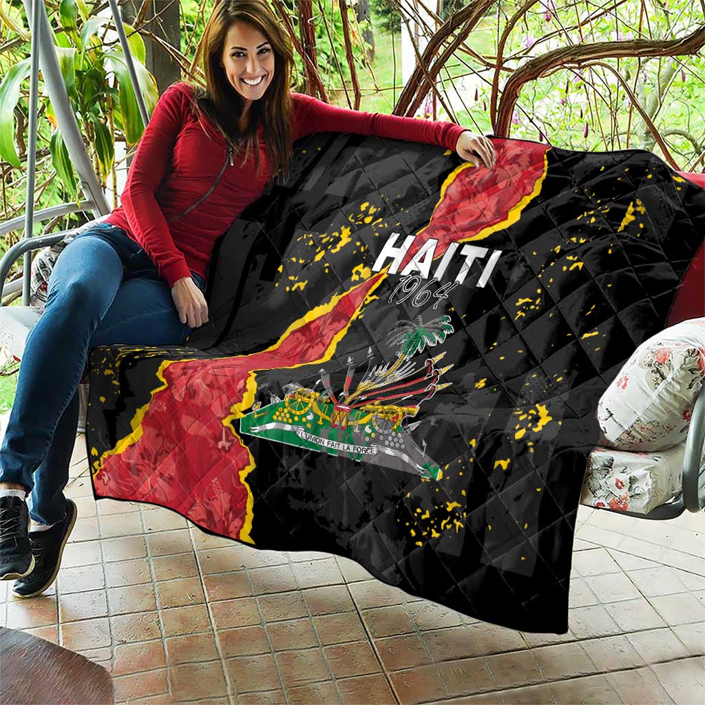 Haiti 1964 Quilt Coat Of Arms Unique Style