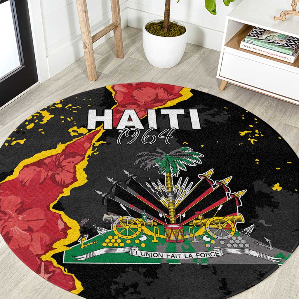 Haiti 1964 Round Carpet Coat Of Arms Unique Style