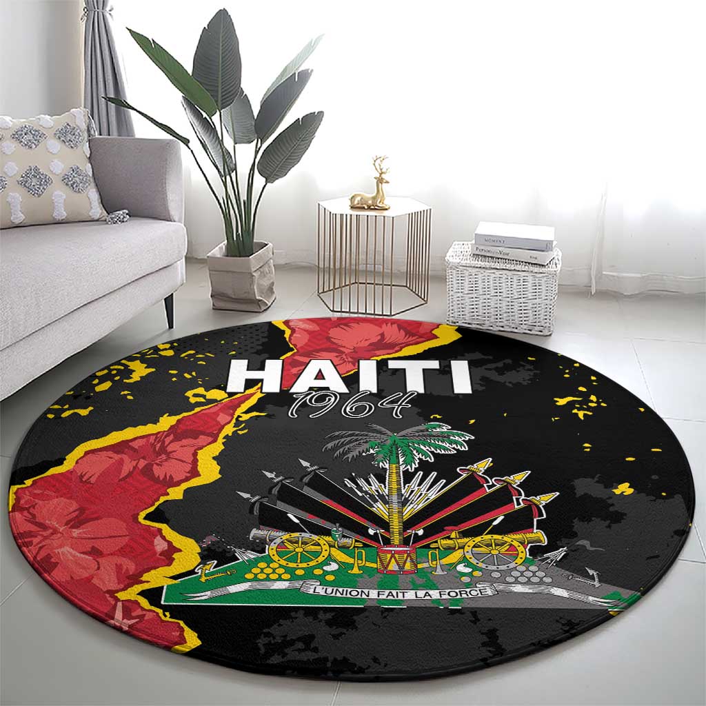 Haiti 1964 Round Carpet Coat Of Arms Unique Style