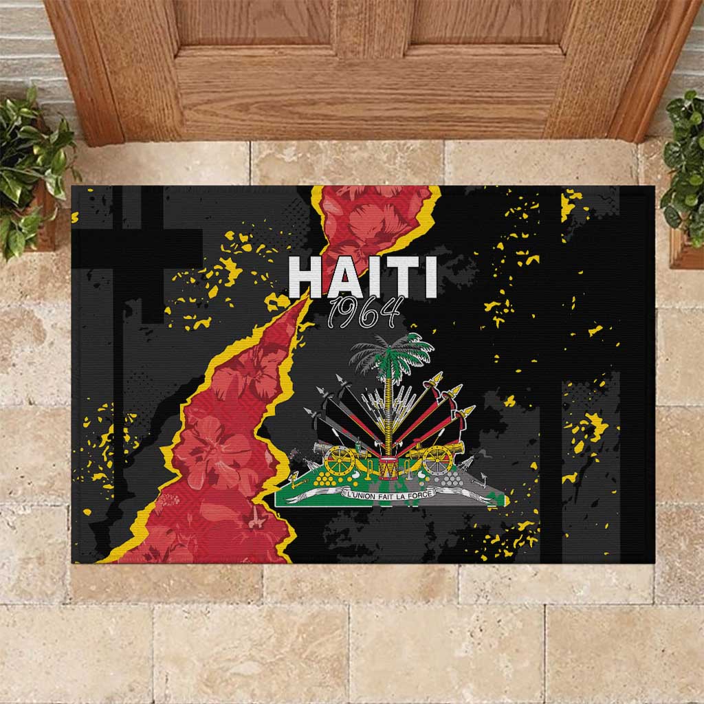 Haiti 1964 Rubber Doormat Coat Of Arms Unique Style