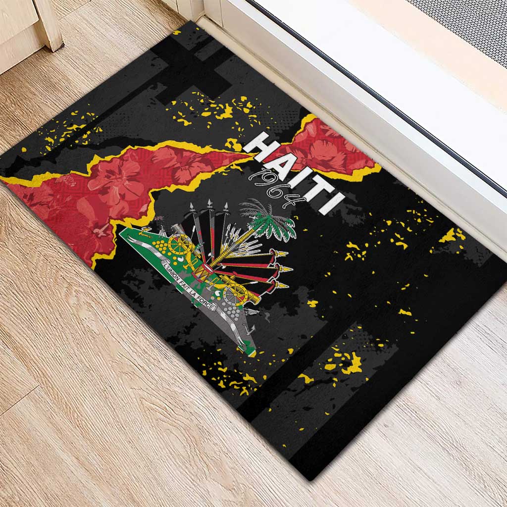 Haiti 1964 Rubber Doormat Coat Of Arms Unique Style