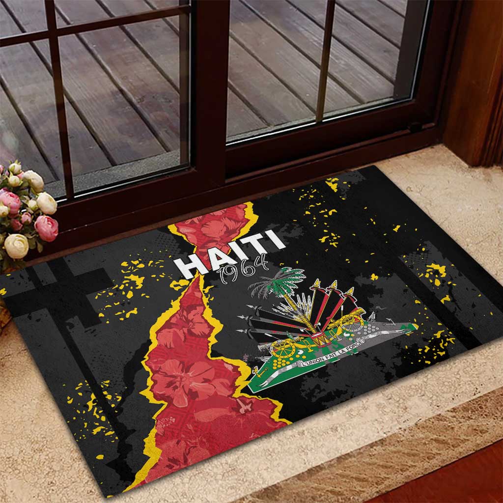 Haiti 1964 Rubber Doormat Coat Of Arms Unique Style