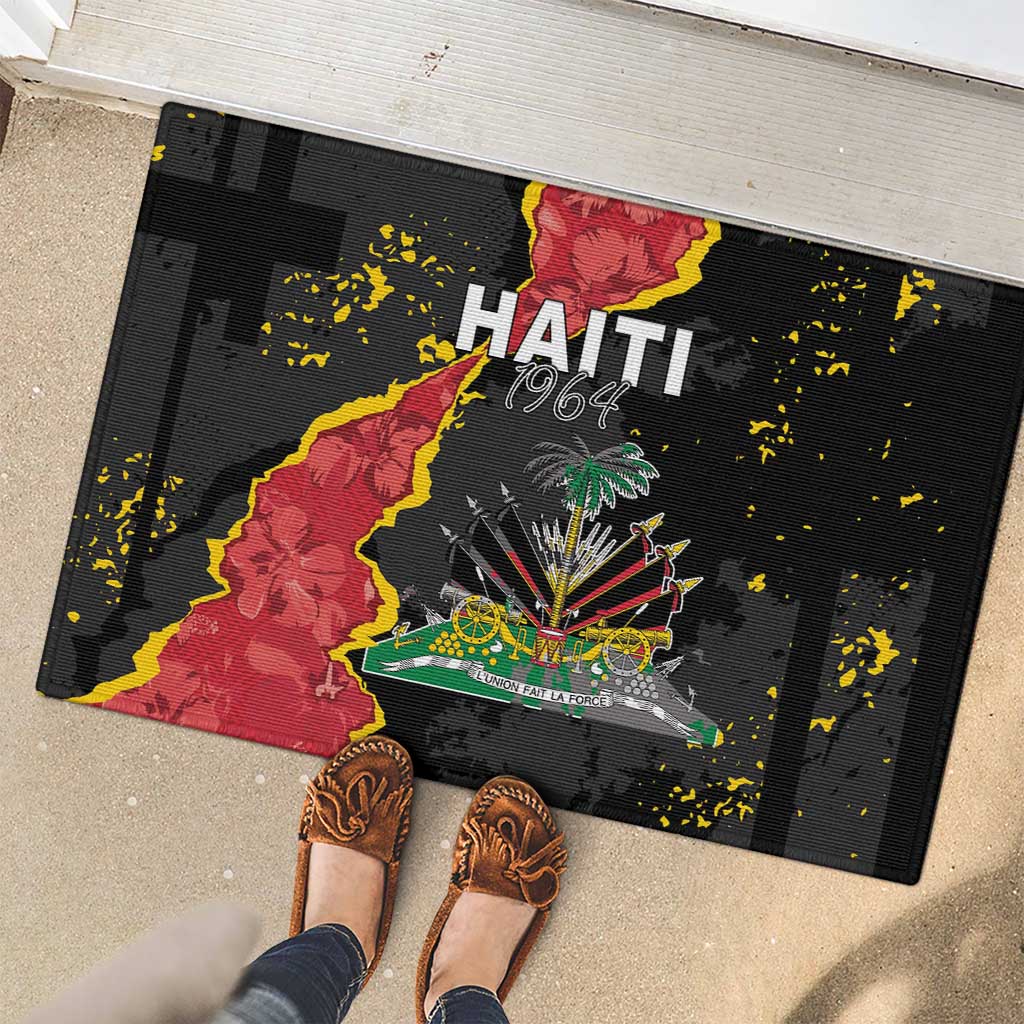 Haiti 1964 Rubber Doormat Coat Of Arms Unique Style