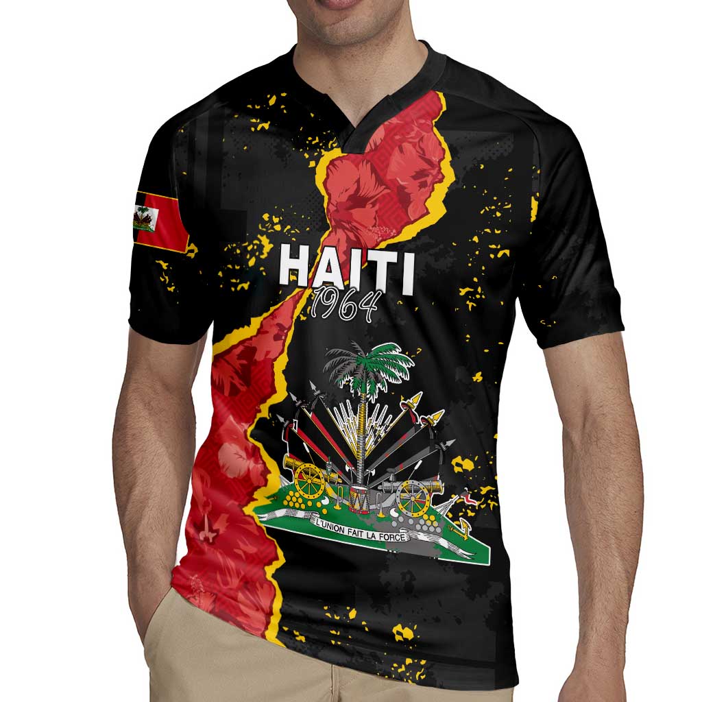 Personalised Haiti 1964 Rugby Jersey Coat Of Arms Unique Style