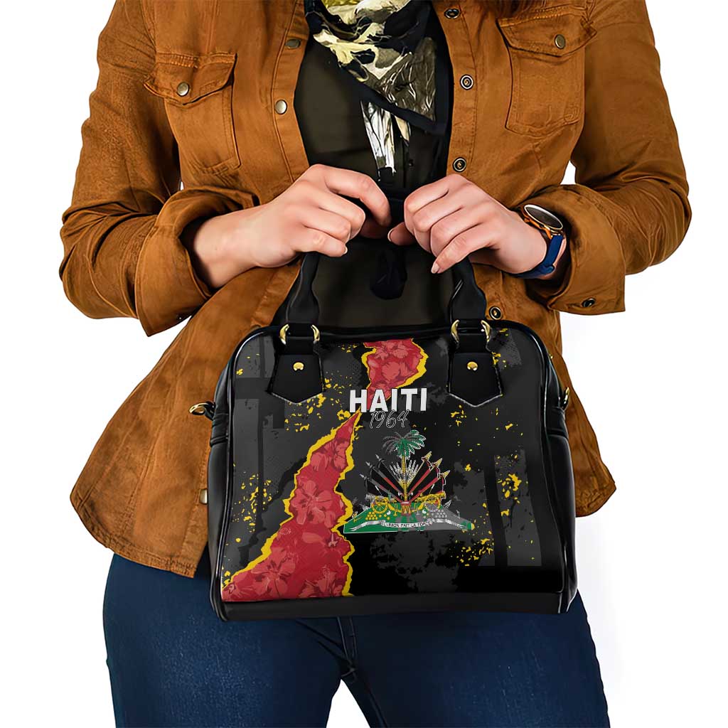 Haiti 1964 Shoulder Handbag Coat Of Arms Unique Style