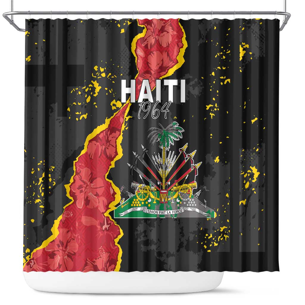 Haiti 1964 Shower Curtain Coat Of Arms Unique Style