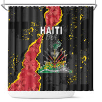 Haiti 1964 Shower Curtain Coat Of Arms Unique Style