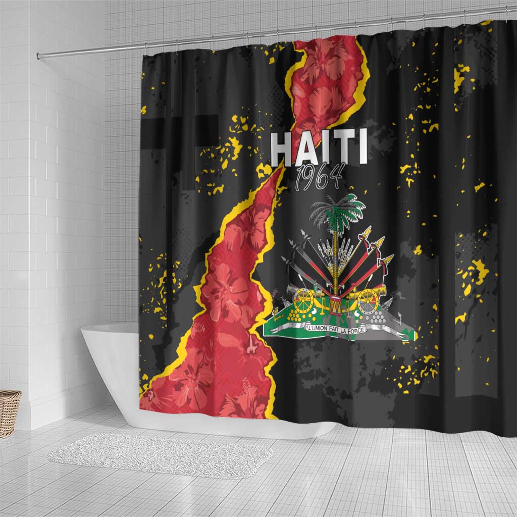 Haiti 1964 Shower Curtain Coat Of Arms Unique Style