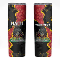 Personalised Haiti 1964 Skinny Tumbler Coat Of Arms Unique Style