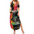 Personalised Haiti 1964 Summer Maxi Dress Coat Of Arms Unique Style