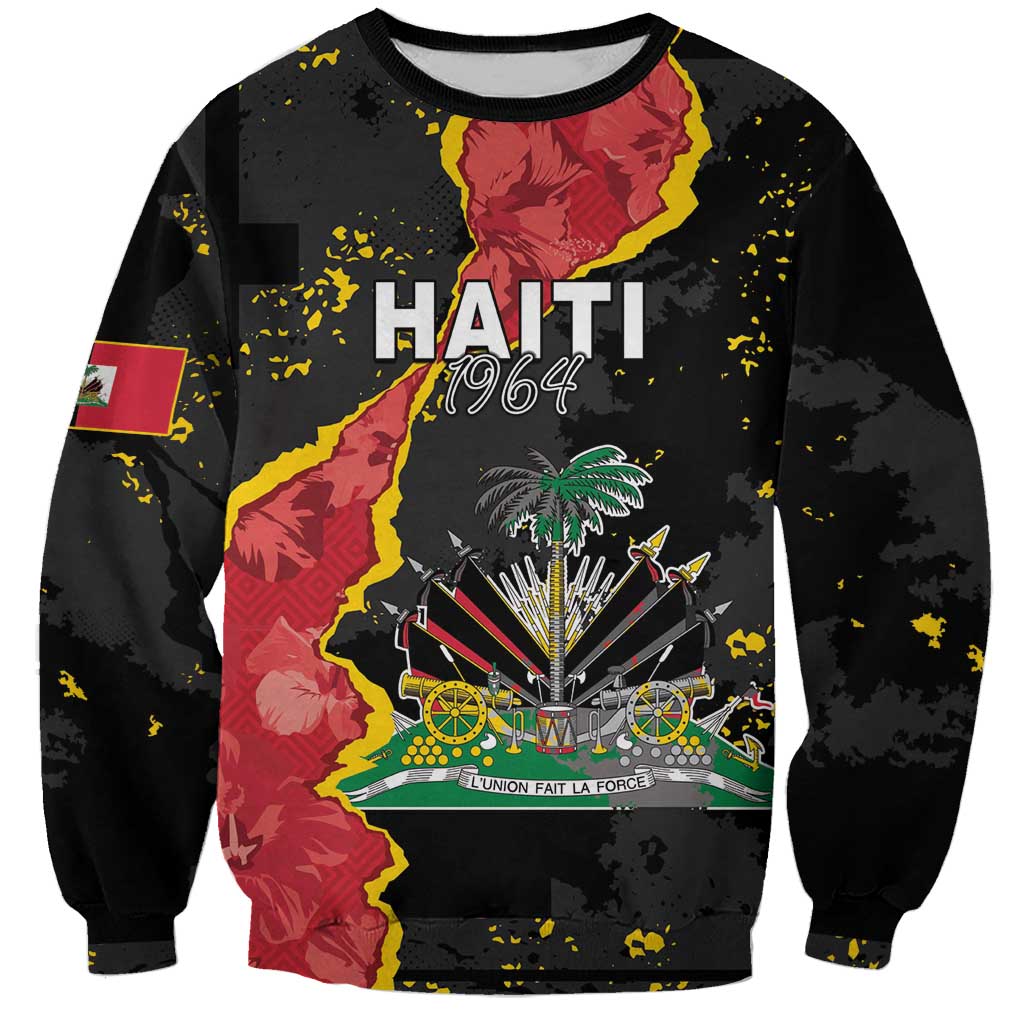 Personalised Haiti 1964 Sweatshirt Coat Of Arms Unique Style