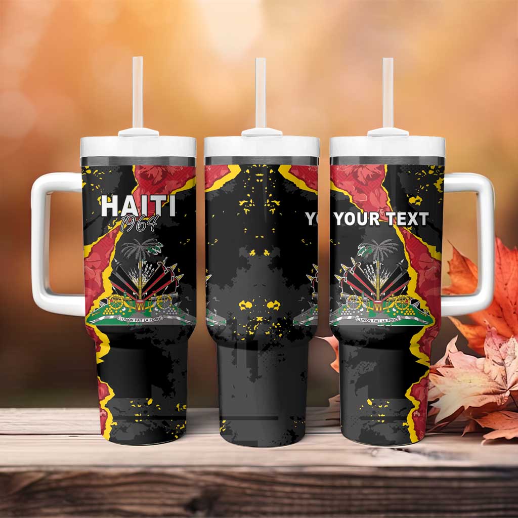 Personalised Haiti 1964 Tumbler With Handle Coat Of Arms Unique Style