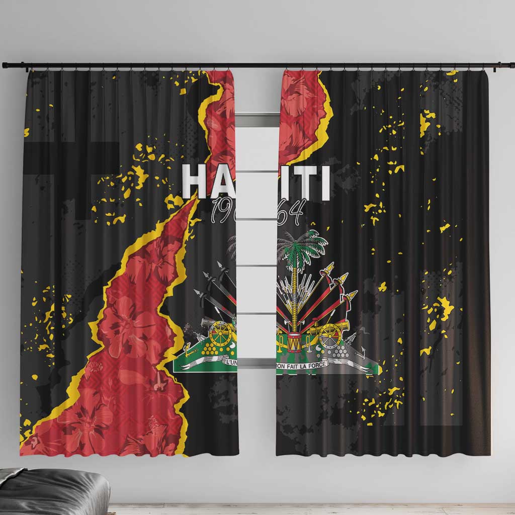 Haiti 1964 Window Curtain Coat Of Arms Unique Style