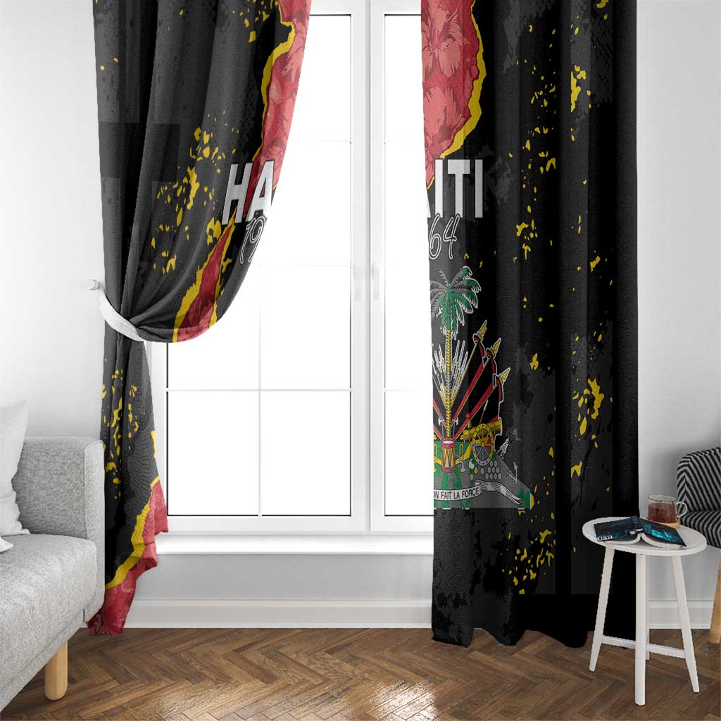 Haiti 1964 Window Curtain Coat Of Arms Unique Style