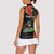 Personalised Haiti 1964 Women Sleeveless Polo Shirt Coat Of Arms Unique Style