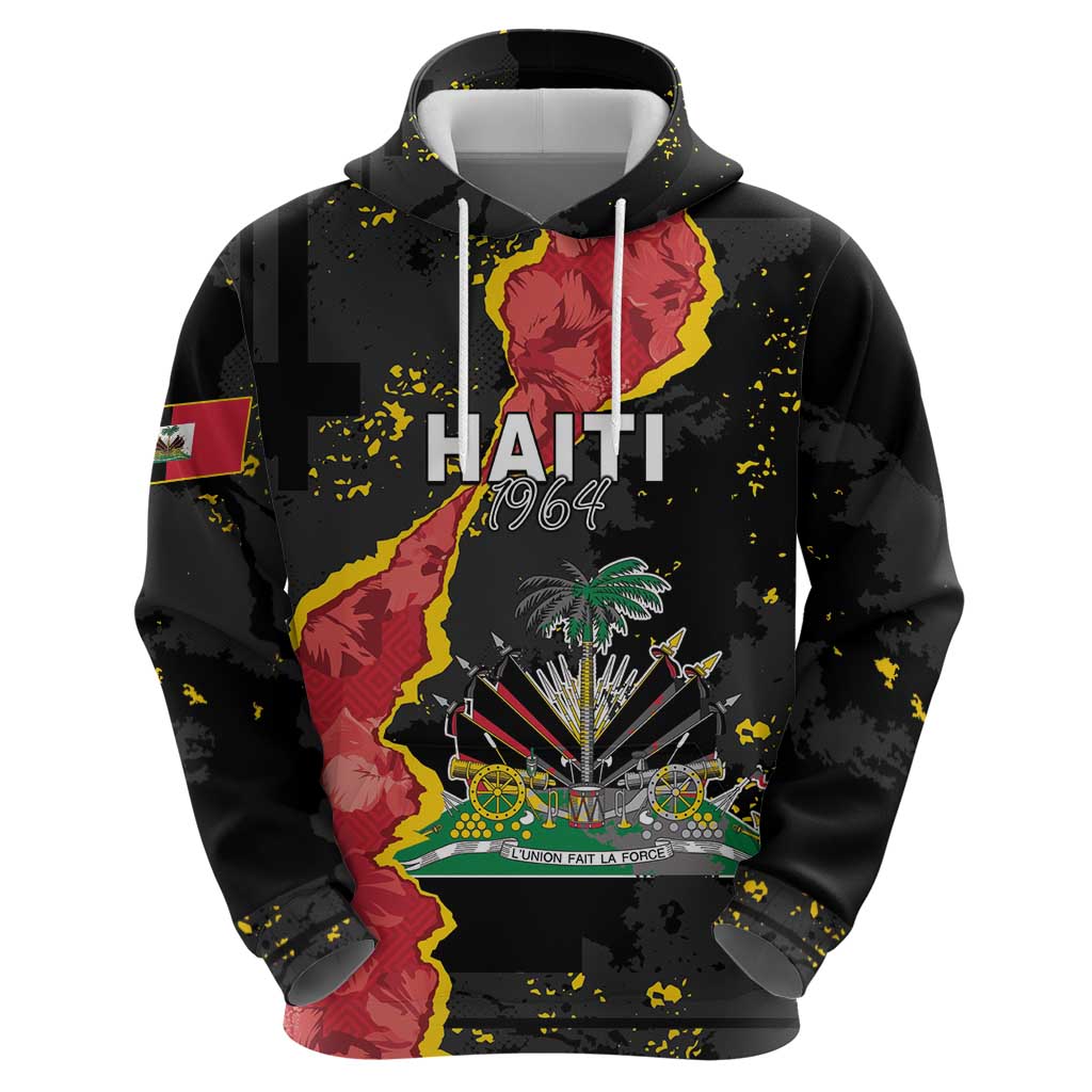 Personalised Haiti 1964 Zip Hoodie Coat Of Arms Unique Style