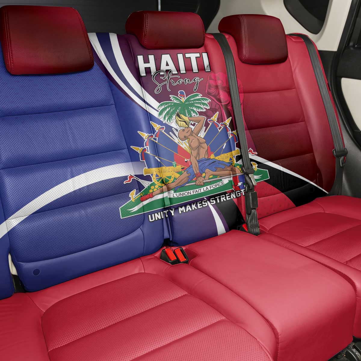 Haiti Strong Back Car Seat Cover Kenbe Fem Ayiti