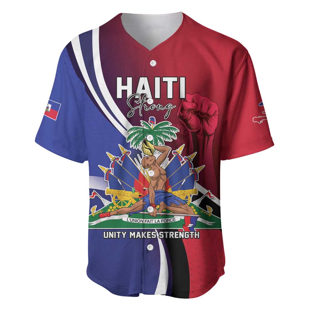 Haiti Strong Baseball Jersey Kenbe Fem Ayiti