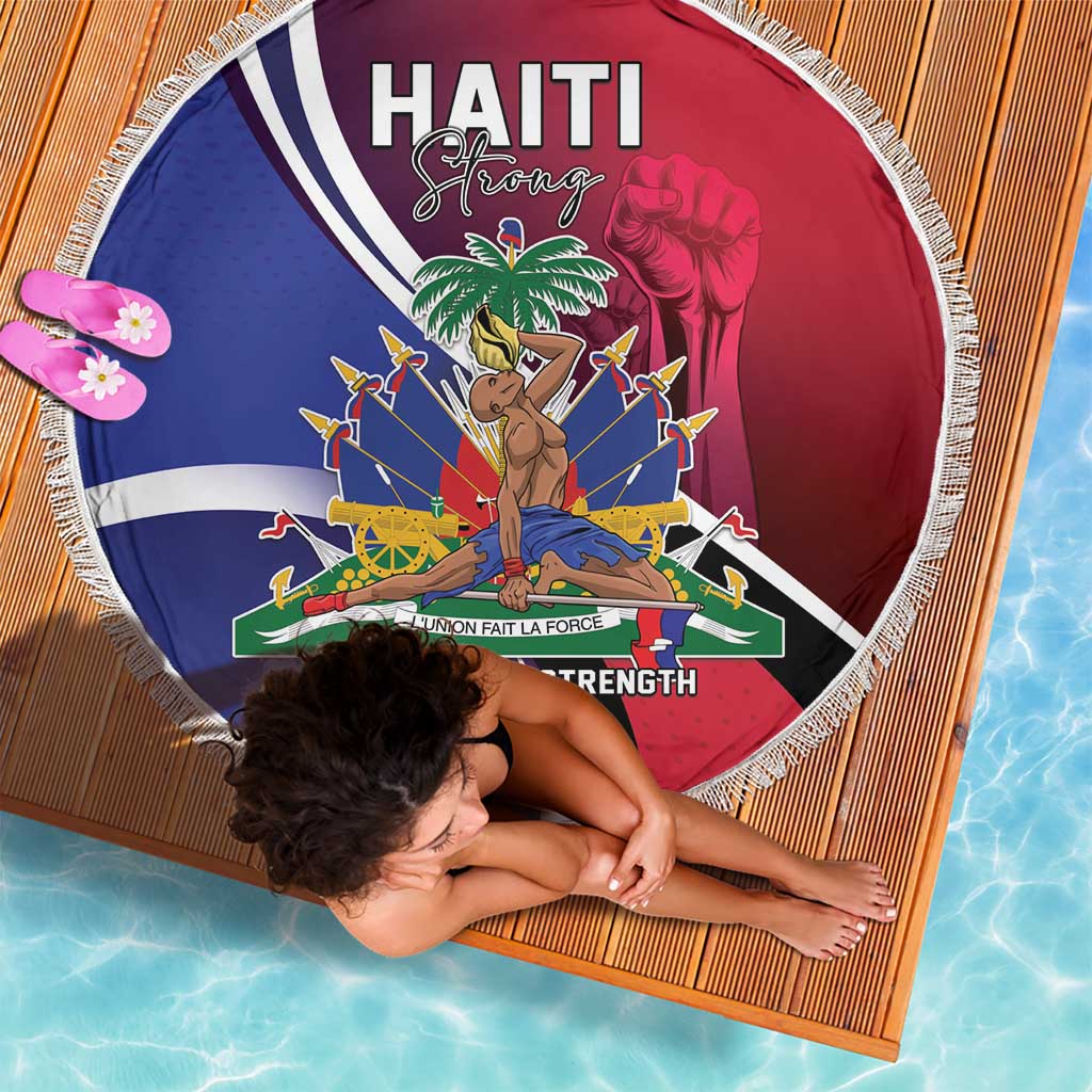 Haiti Strong Beach Blanket Kenbe Fem Ayiti