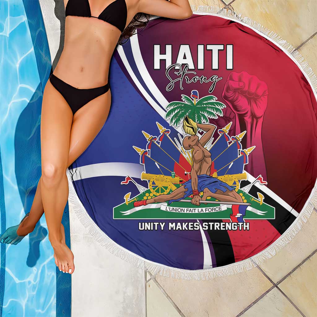 Haiti Strong Beach Blanket Kenbe Fem Ayiti
