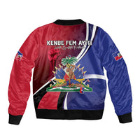 Haiti Strong Bomber Jacket Kenbe Fem Ayiti