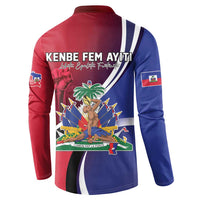 Haiti Strong Button Sweatshirt Kenbe Fem Ayiti