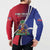 Haiti Strong Button Sweatshirt Kenbe Fem Ayiti
