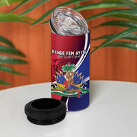 Haiti Strong 4 in 1 Can Cooler Tumbler Kenbe Fem Ayiti