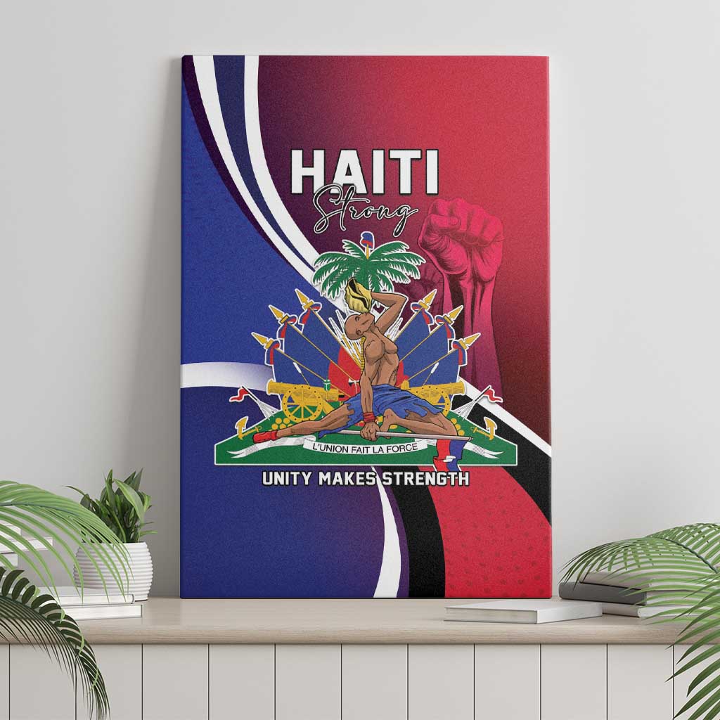 Haiti Strong Canvas Wall Art Kenbe Fem Ayiti