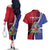 Haiti Strong Couples Matching Off The Shoulder Long Sleeve Dress and Hawaiian Shirt Kenbe Fem Ayiti
