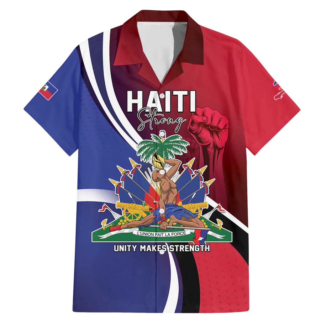Haiti Strong Family Matching Mermaid Dress and Hawaiian Shirt Kenbe Fem Ayiti
