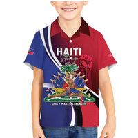 Haiti Strong Family Matching Mermaid Dress and Hawaiian Shirt Kenbe Fem Ayiti