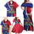 Haiti Strong Family Matching Off Shoulder Maxi Dress and Hawaiian Shirt Kenbe Fem Ayiti