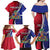 Haiti Strong Family Matching Off Shoulder Maxi Dress and Hawaiian Shirt Kenbe Fem Ayiti