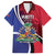 Haiti Strong Family Matching Off Shoulder Short Dress and Hawaiian Shirt Kenbe Fem Ayiti