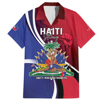 Haiti Strong Family Matching Short Sleeve Bodycon Dress and Hawaiian Shirt Kenbe Fem Ayiti