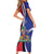 Haiti Strong Family Matching Short Sleeve Bodycon Dress and Hawaiian Shirt Kenbe Fem Ayiti