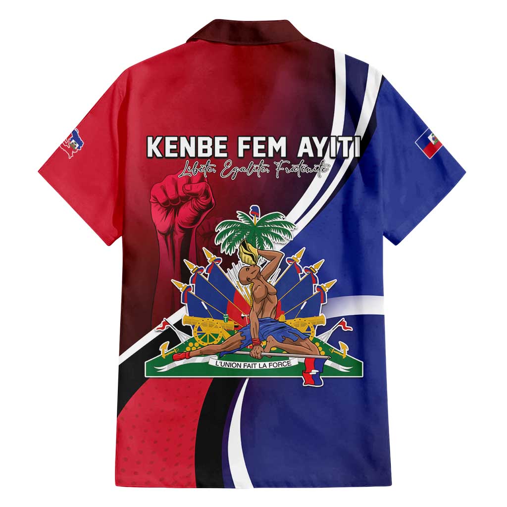 Haiti Strong Family Matching Summer Maxi Dress and Hawaiian Shirt Kenbe Fem Ayiti