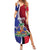 Haiti Strong Family Matching Summer Maxi Dress and Hawaiian Shirt Kenbe Fem Ayiti